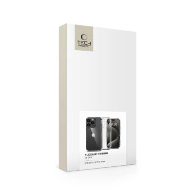 4. Tech-Protect FlexAir Hybrid iPhone 16 Pro Max Hülle – transparent