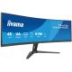 9. iiyama G-MASTER 45" LCD Curved Bus. UWQHD Computermonitor 114,3 cm (45") 5120 x 1440 px Dual QHD LED Schwarz