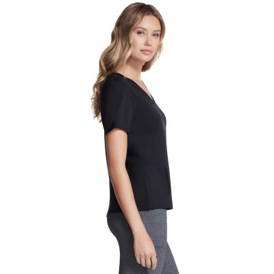 3. Skechers Pima V-Neck Tee TP130-BLK Schwarz M