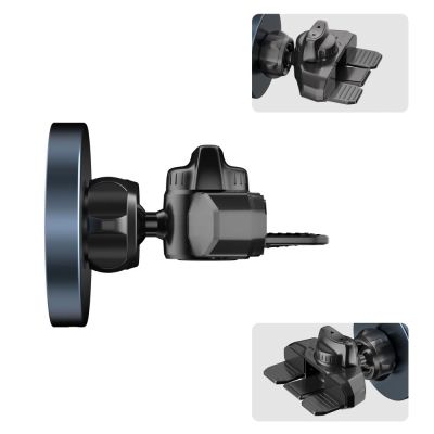9. Tech-Protect mm15W-V5 Magnetische MagSafe-Autohalterung für Lüftungsschlitze/CD-Schlitz – Schwarz
