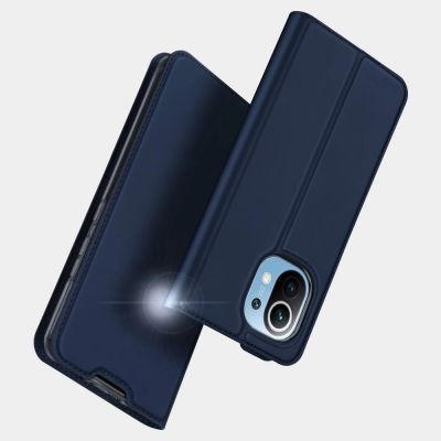 12. DUX DUCIS Skin Pro Holster Cover Flip Cover für Xiaomi Mi 11 blau