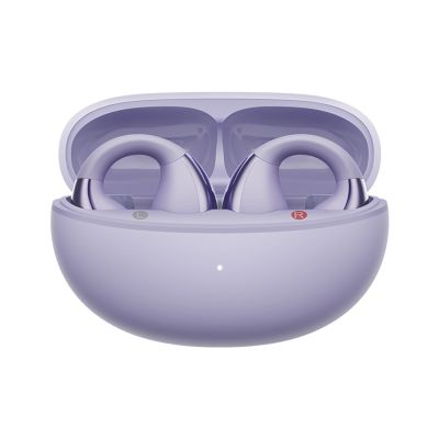 4. OWS QCY Crossky C30 Ohrhörer mit Clip, IPX4, Bluetooth 5.4 – Lila