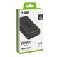 2. Powerbank SBS TTBB20000PD20K 20000 mAh 20W PD USB-C, USB-A, Micro-USB - Schwarz