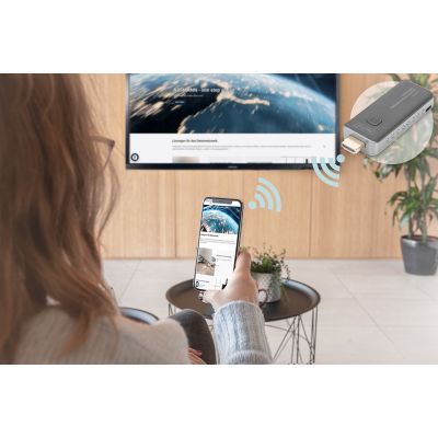 15. HDMI-Präsentationsverlängerung, kabellos, 50 m, 1080p, 60 Hz, 5 GHz (Kit)