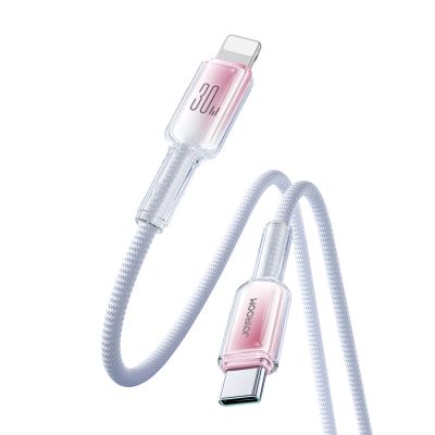 3. Joyroom S-A42 Crystal-Clear Series 30W USB-C – Lightning Kabel 1,2 m – Weiß
