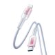 3. Joyroom S-A42 Crystal-Clear Series 30W USB-C – Lightning Kabel 1,2 m – Weiß