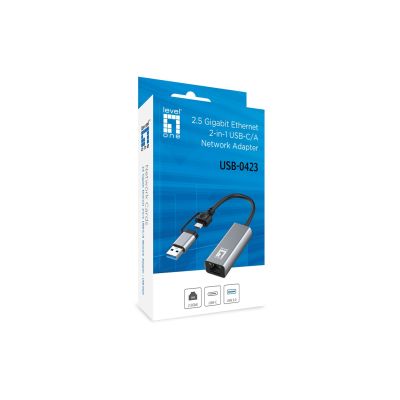5. LevelOne USB-0423 2500 Mbit/s Ethernet-Netzwerkkarte