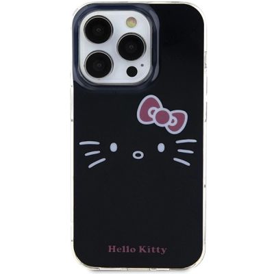 3. Hello Kitty IML Kitty Face Hülle für iPhone 13 Pro / 13 – Schwarz