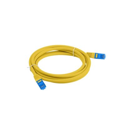 3. LANBERG Patchkabel S/FTP Kat. 6A 3 m Gelb LSZH CCA (Fluke-geprüft) PCF6A-10CC-0300-Y