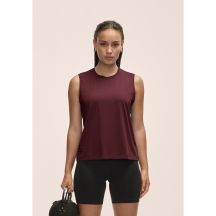 CASALL Damen-Tanktop mit Grafikmuster, Burgunderrot