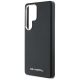 6. Karl Lagerfeld Saffiano Vollumwickelte MagSafe Hülle mit länglichem Metalllogo für Samsung Galaxy S25 Ultra - Schwarz