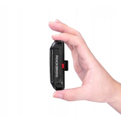 2. Rockbros A54BK Fahrradrücklicht + Micro USB - USB-A Kabel - Schwarz