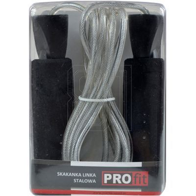 7. Skipping rope with a steel cable PROFIT SPEED / DK 1024