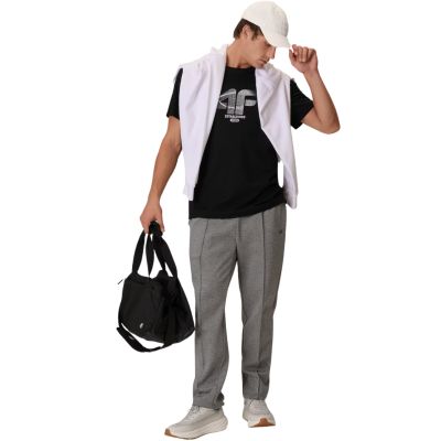 6. Herren-T-Shirt 4F M3558 Tiefschwarz 4FWAW26TTSHM3558 20S