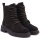 7. Damen-Ankle-Boots aus Leder, Wildleder, Schokoladenbraun, Sergio Leone TR-02