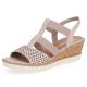 23. Bequeme Keilsandaletten Remonte W RKR667 Roségold
