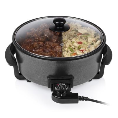13. Tristar | Multifunktionale XL-Grillpfanne | PZ-9135 | Durchmesser 30 cm | Grill | 1500 W | Inkl. Deckel | Fester Griff | Schwarz