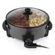 13. Tristar | Multifunktionale XL-Grillpfanne | PZ-9135 | Durchmesser 30 cm | Grill | 1500 W | Inkl. Deckel | Fester Griff | Schwarz