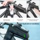6. Rockbros 029-1BK Fahrradtasche für Rahmen mit Telefonabdeckung – Schwarz