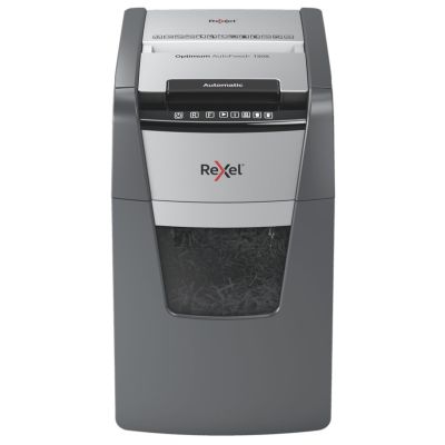 4. Rexel Optimum AutoFeed+ 130X Aktenvernichter, (P-4), 130 Blatt, 44-l-Behälter