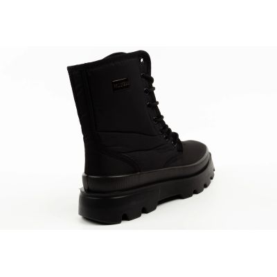 4. Progress Damen-Winterstiefel Schneestiefel schwarz warm gefüttert mit Lammfell