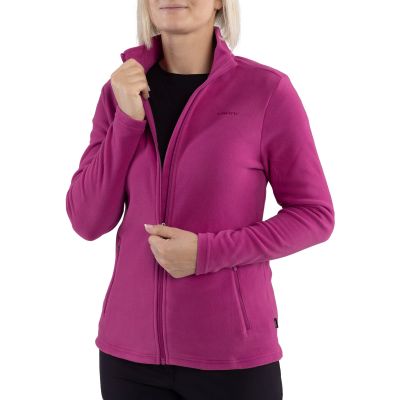 2. Damen-Fleecejacke Viking Tesero Lady in Pink, mit Reißverschluss, zum Trekking (740/24/5658/4600)