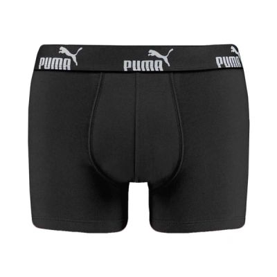 4. Puma Herren-Boxershorts, 3er-Pack, Schwarz/Grau, bequeme Baumwolle