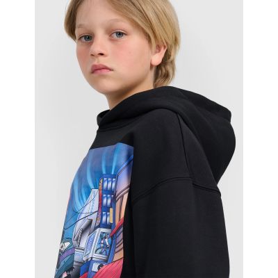 2. Jungen-Sweatshirt mit Kapuze, offen, 4F 4FJRAW25TSWSM2345-20S