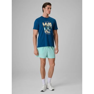 3. Herren-T-Shirt mit Aufdruck, regulär, Größe 4F 4FRSS26TTSHM4306-46S