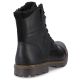25. Rieker M RKR296A Wollgefütterte Lederstiefelette, schwarz