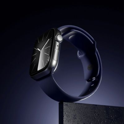 8. Puro Icon Armband für Apple Watch 44/45/46/49 mm – Marineblau