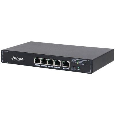 2. Dahua Technology SMG1005 Netzwerk-Switch, unmanaged, 2,5-Gbit/s-Ethernet (100/1000/2500), Schwarz