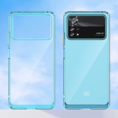 13. Weltraumhülle für Xiaomi Poco X4 Pro 5G Hülle mit flexiblem Rahmen blau