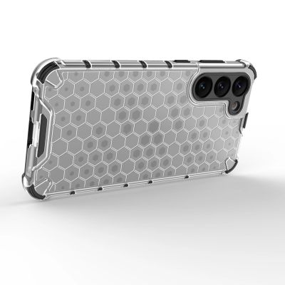 14. Wabenhülle für Samsung Galaxy S23+ gepanzerte Hybridhülle schwarz