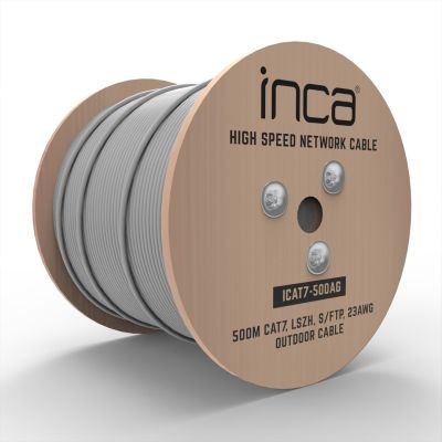 3. INCA ICAT7-500AG S/FTP Ethernet-Kabel 23 AWG CAT7 500M