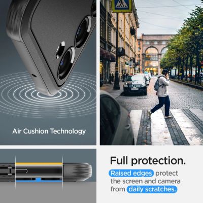 15. Spigen Rugged Armor Hülle für Samsung Galaxy S23 – mattschwarz