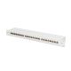 Digitus Patchpanel 19 Zoll, 24x RJ45, LSA-Level, Cat. 6A, geschirmt, 1 HE, grau, Kabelführung