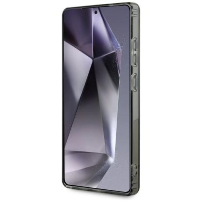 5. Guess Strass-bedruckte MagSafe-Hülle für Samsung Galaxy S25 Ultra, schwarz