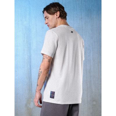 2. Herren-T-Shirt mit Aufdruck, regulär, Größe 4F 4FRSS26TTSHM3658-10S
