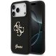 Guess Silicone Big 4G Script Case für iPhone 17 Pro - Schwarz