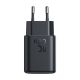 7. Joyroom JR-TCF23 Netzwerkladegerät USB-C 25W SFC / PPS / PD - Schwarz + USB-C / USB-C-Kabel 1 m