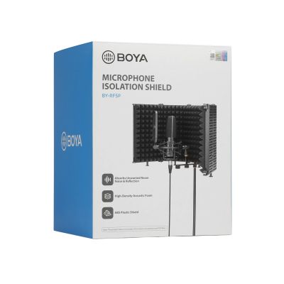 11. Akustikschirm für BOYA BY-RF5P Mikrofon - schwarz
