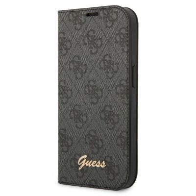 Guess GUBKP14LHG4SHK iPhone 14 Pro 6.1 "schwarz / schwarzes Buch 4G Vintage Gold Logo