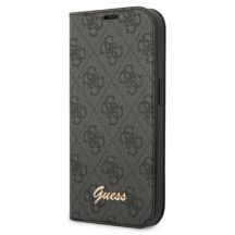 Guess GUBKP14LHG4SHK iPhone 14 Pro 6.1 "schwarz / schwarzes Buch 4G Vintage Gold Logo