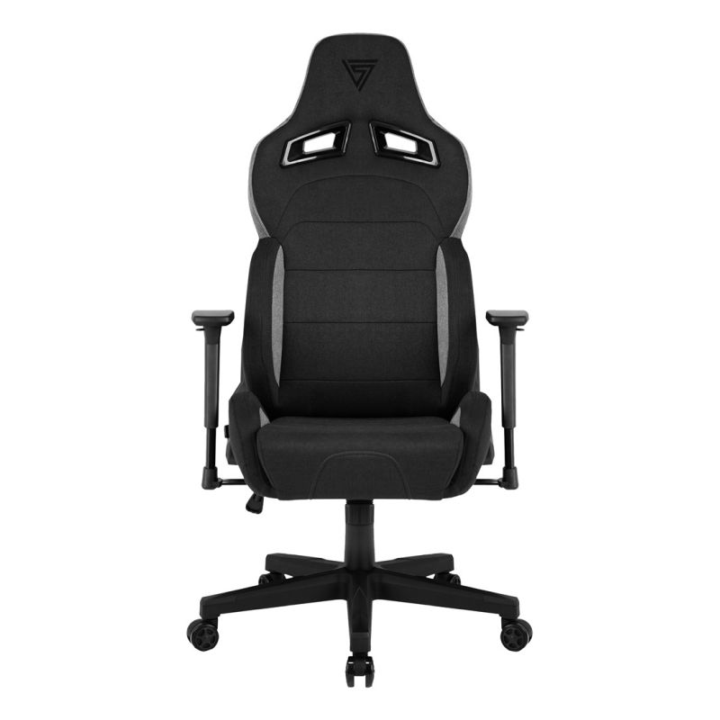 8. SENSE7 Sentinel Gaming-Stuhl, gepolsterter Sitz, Schwarz/Grau
