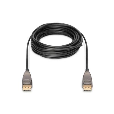 21. DP/DP M/M Kabel Schwarz 10m DisplayPort 1.4 Hybrid AOC 8K 60Hz UHD