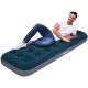 29. Beflockte Matratze für 1 Person mit integrierter Fußpumpe 191x73x22cm 24130