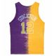 2. Mitchell & Ness NBA Utah Jazz John Stockton Tanktop aus Baumwolle mit Batikmuster - TTNK3206-UJAYYJSTYWPR