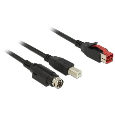 DeLOCK 85489 USB-Kabel USB 2.0, 3 m, USB B, Schwarz