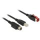 DeLOCK 85489 USB-Kabel USB 2.0, 3 m, USB B, Schwarz